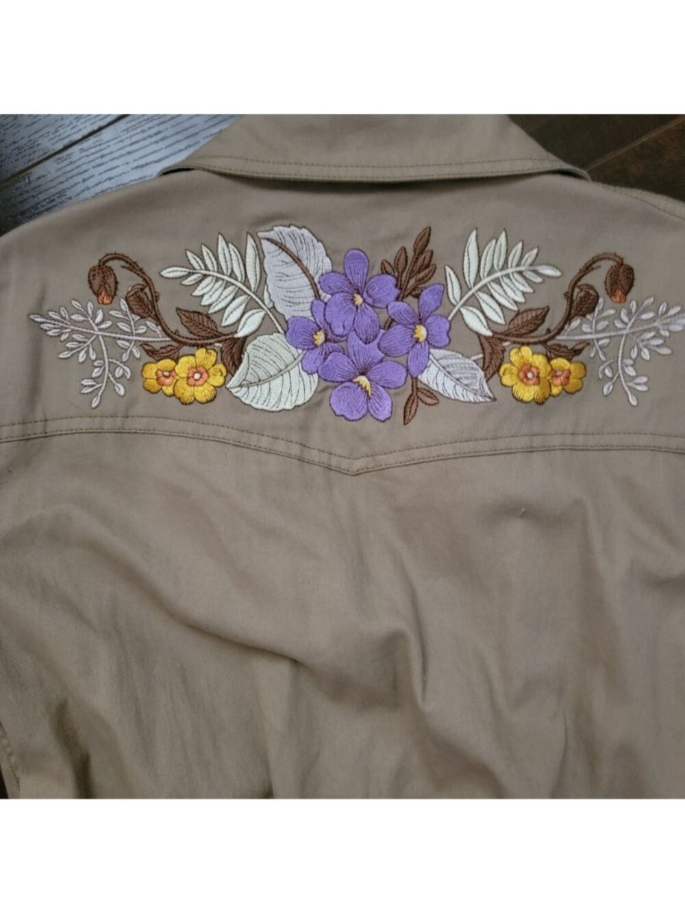 SPELL Foxglove Embroidered Boilersuit Jumpsuit Retro Boho Utility Hippie Women S - Picture 4 of 9